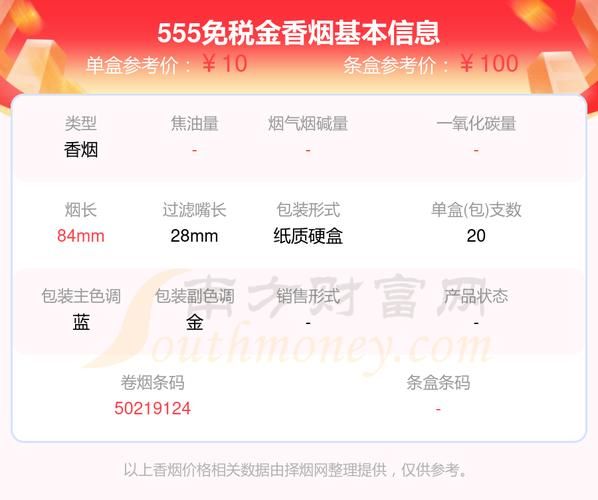 555牌香烟价格多少 555牌香烟价格表