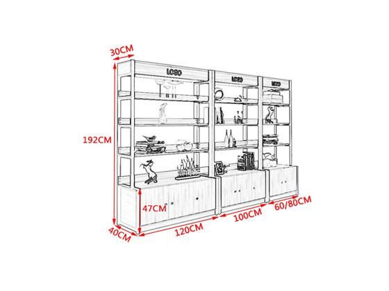 香烟展示柜在哪里定做的 香烟展示柜尺寸图